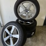 19” 5- Double Spoke Black Diamond Cut – XC60 – Continental IceContact 3 – 235/50 R19