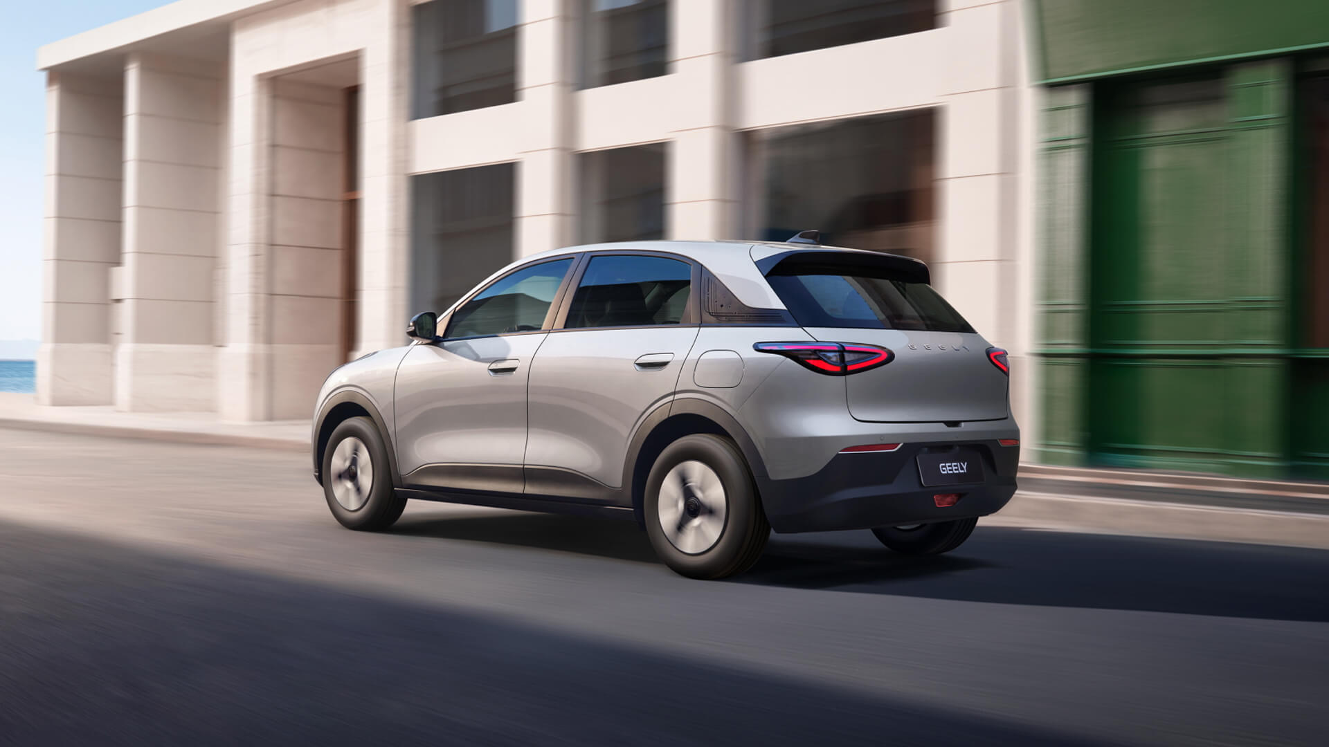 Geely E2 achterkant