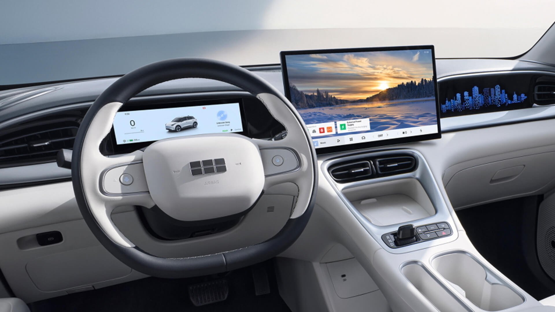 Geely E2 infotainment