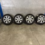 Gebruikte set winterwielen – Continental – 215 55 16